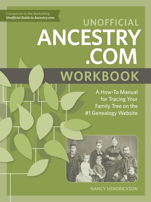 cover image of Unofficial Ancestry.com Workbook